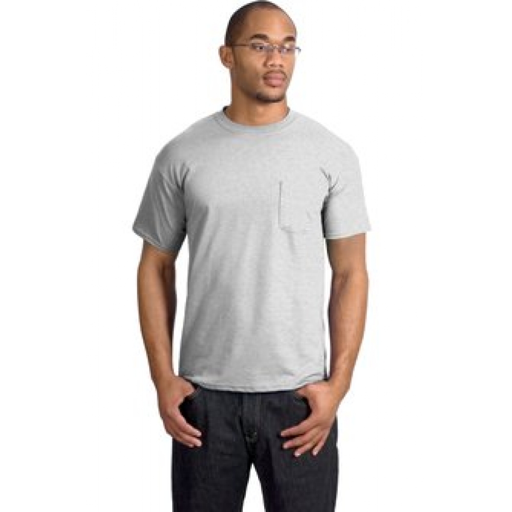 Jerzees 50/50 Cotton/Poly Pocket T-Shirt