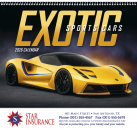 Exotic Sports Cars - Spiral Bound 7081